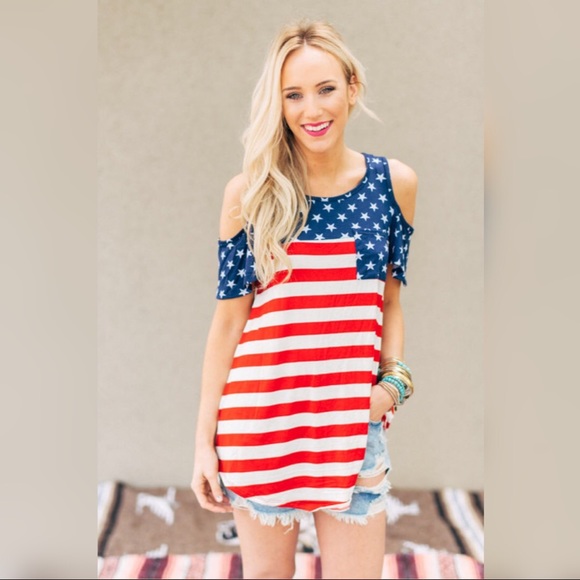 Americana Patriotic Tunic Top - Picture 1 of 1